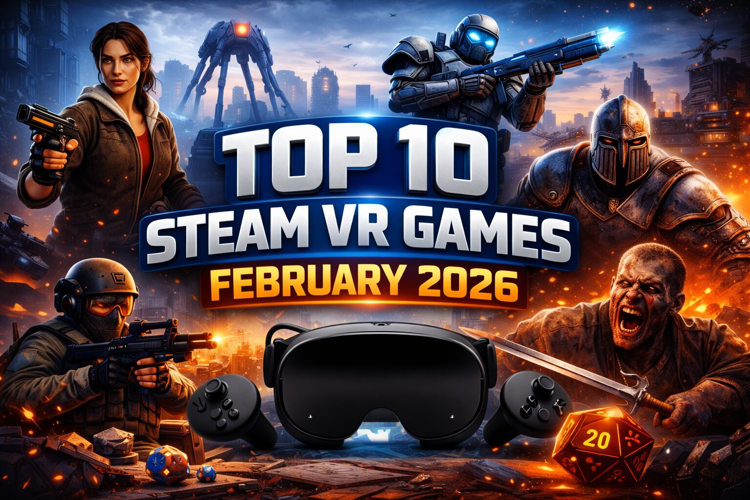 Top 10 SteamVR Games You Should Be Playing in February 2026
